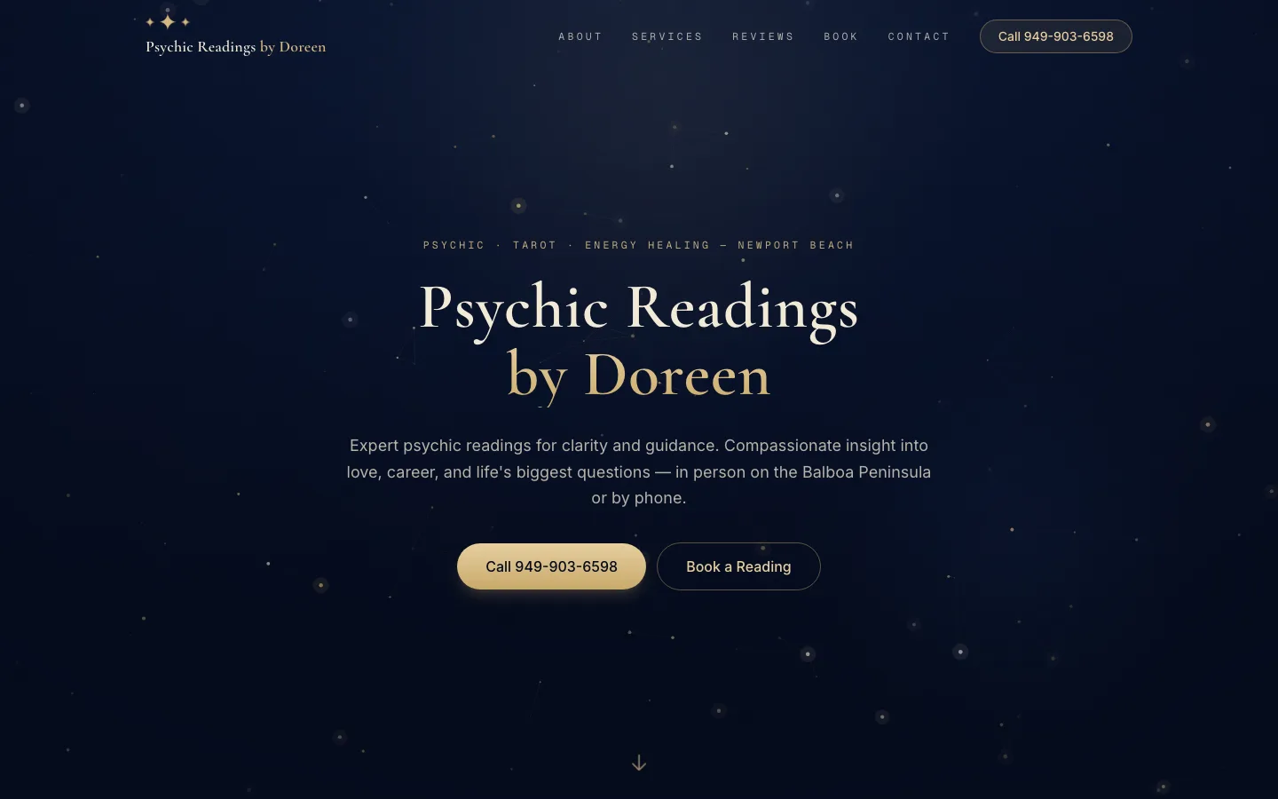jackiej.events — modern site