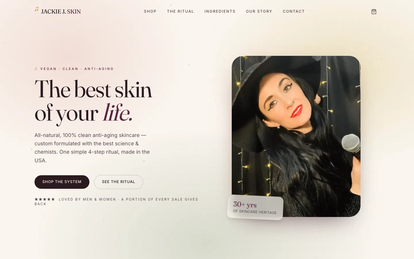 jackiej.events — modern site